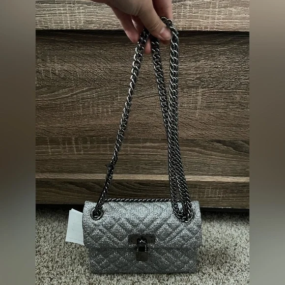 NWT Kurt Geiger London Mini Brixton Lock Shoulder Bag - Picture 7 of 9